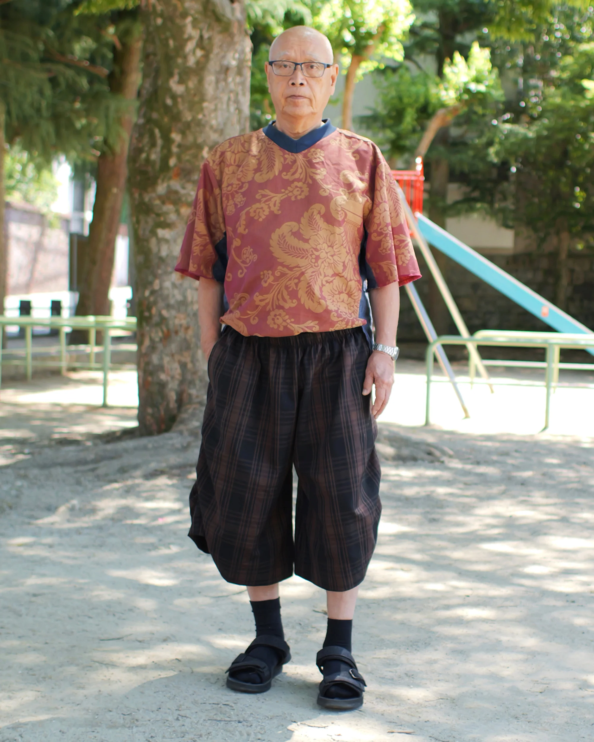Kenji Shorts in Bark Tartan - Image 3