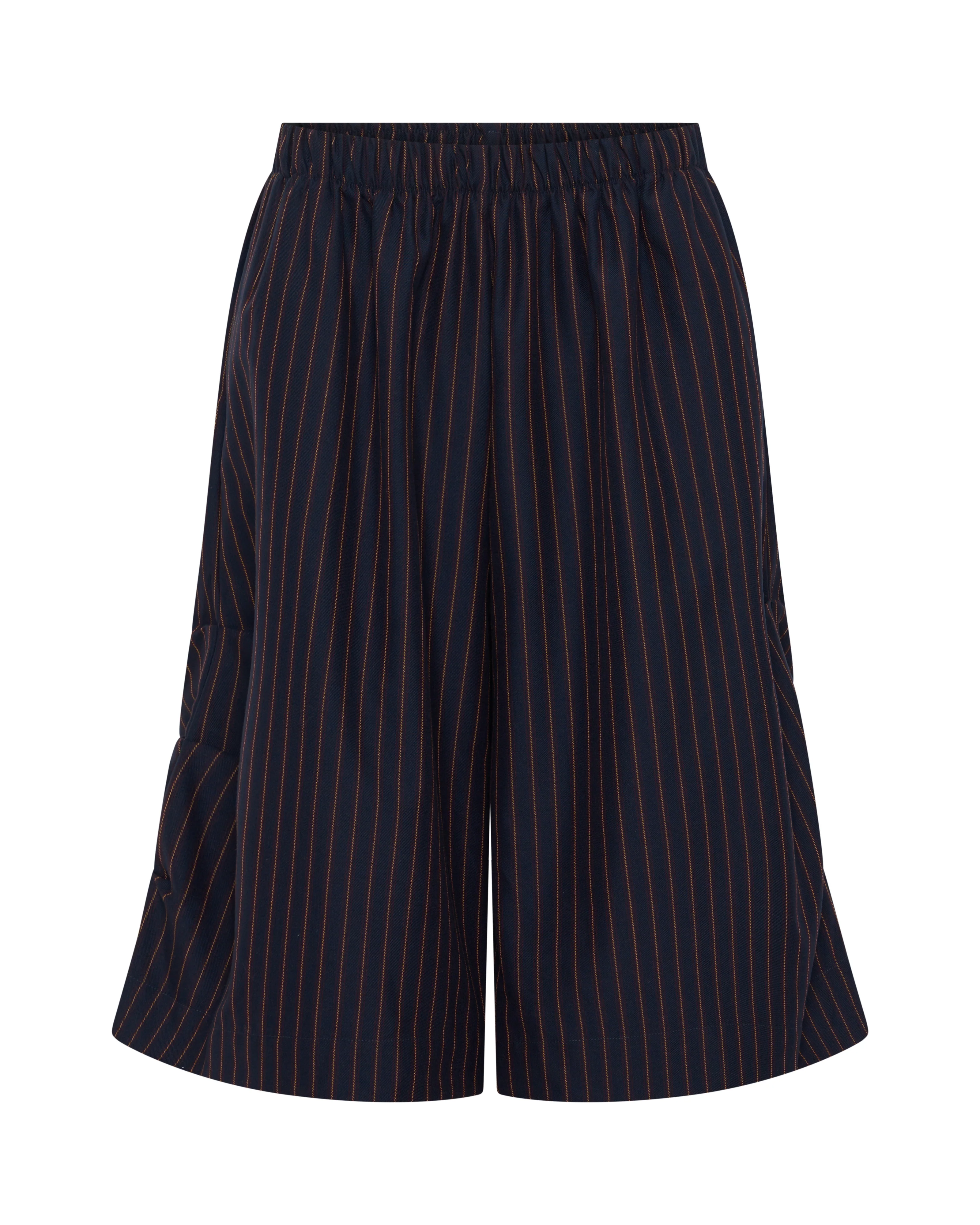 Kenji Shorts in Navy Pinstripe - Image 17