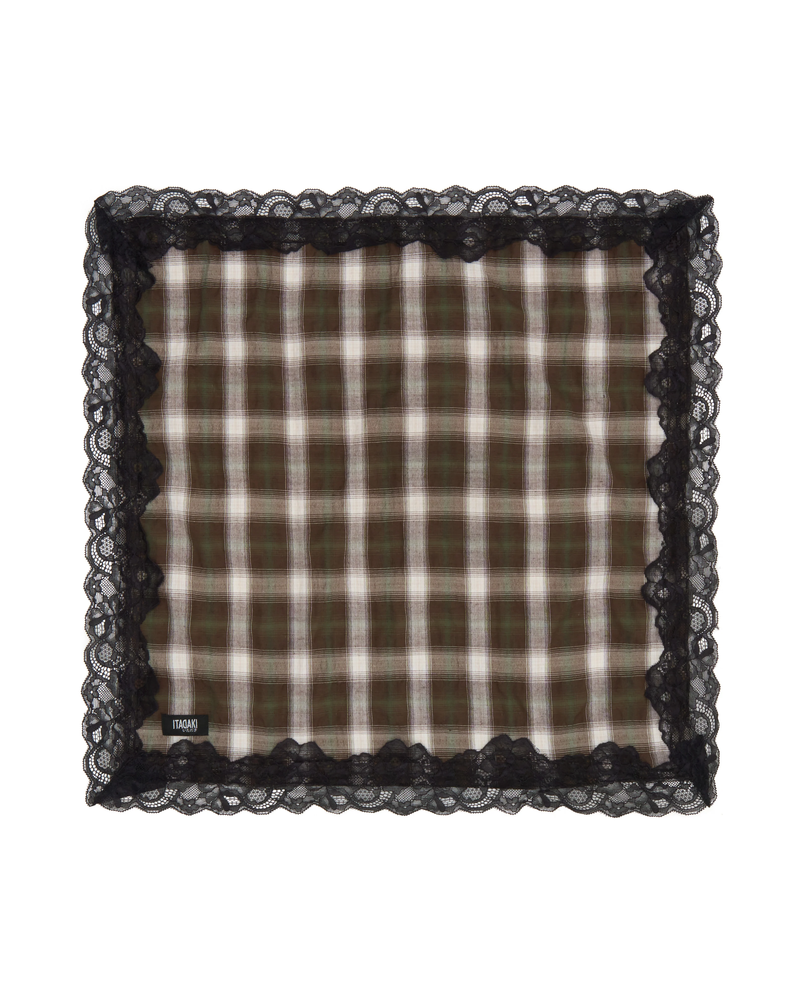 Lace Headscarf in Forest - Image 11