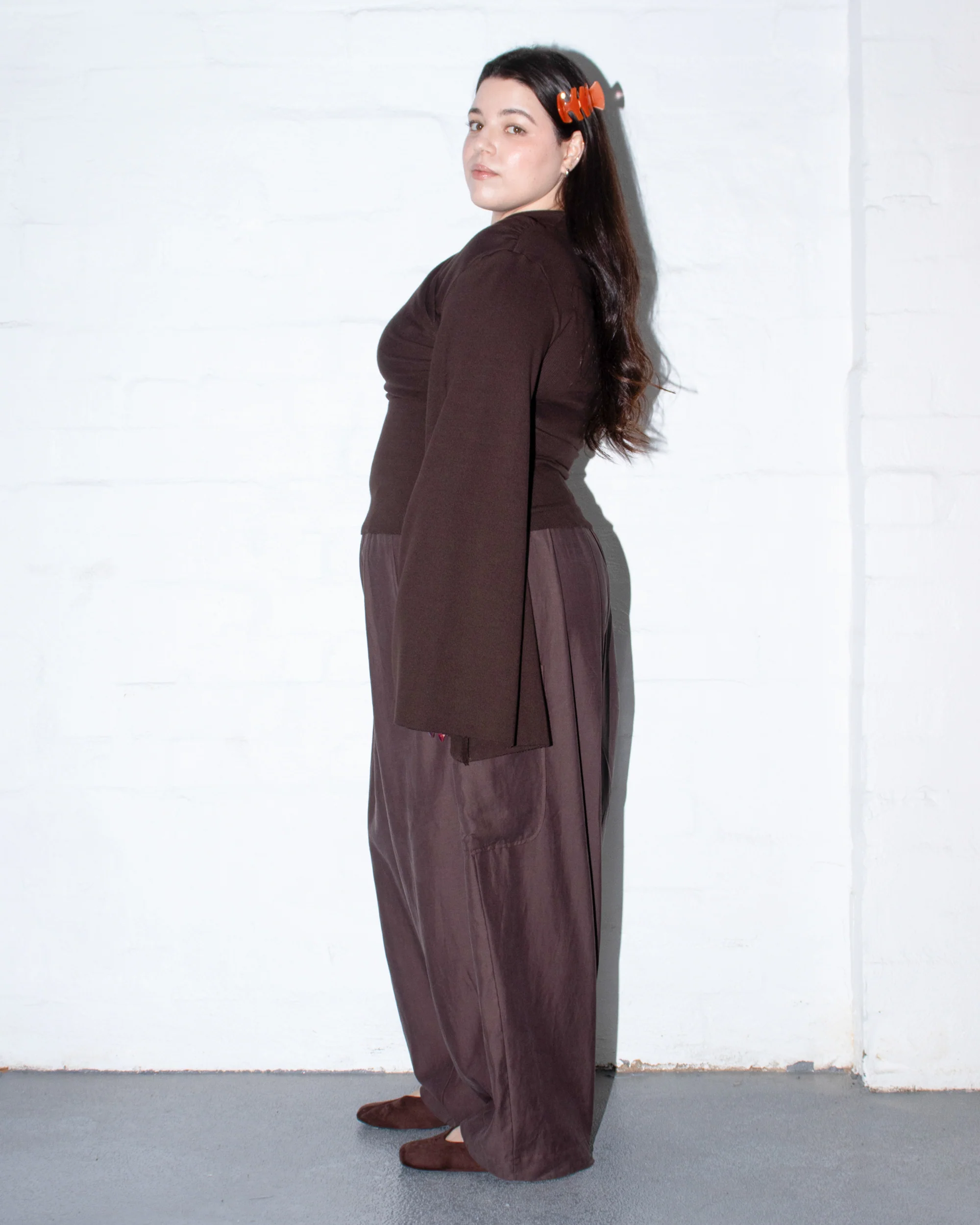Lucky Pierrot Pant V2 in Cocoa - Image 8